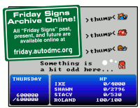 Friday Sign Archive