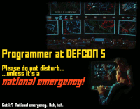 Dr. Falken?  Would you like to play a game?